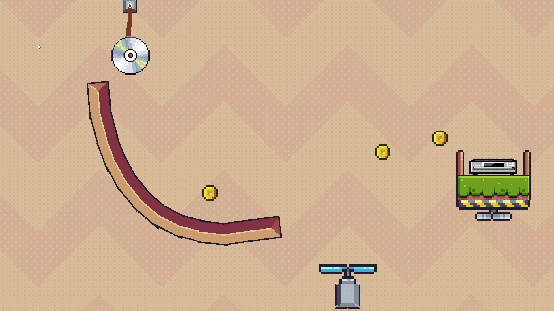 CD Go Home Physics Gameplay